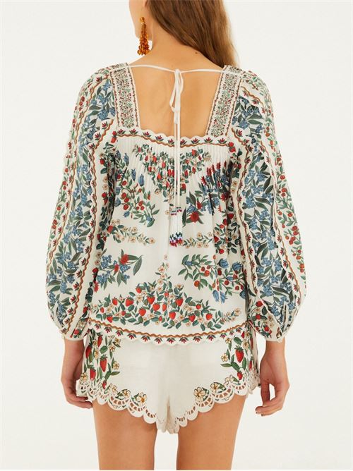 Fruit print shirt FARM RIO | 352183FRUITBEAUTY26049